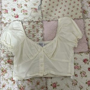 Princess Polly cropped milkmaid top!